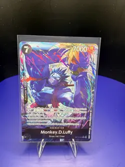 Monkey.D.Luffy (Alt Art) OP15-092 Adventure on Kami's Island One Piece Foil NM - Image 1