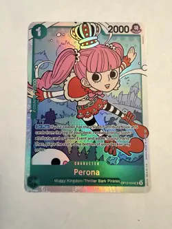 Perona Foil Super Rare Legacy of the Master OP12-034 NM One Piece TCG - Image 1