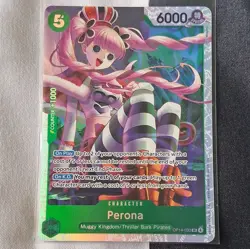 Bandai One Piece CCG Perona OP14-033 The Azure Sea's Seven SR Alt Art Holo - Image 1