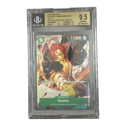 2025 ONE PIECE THE BEST PREM. BOOSTER VOL.2 SHANKS #ST16-004 ALT ART SR BGS 9.5 - Image 1