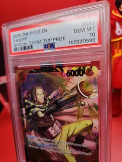2025 Yasopp EN OFFICIAL TOP PRIZE PROMO #013 ONE PIECE PSA10 - Image 5