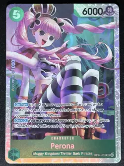 Perona OP14-033 SR The Azure Sea's Seven One Piece Card TCG - Image 1