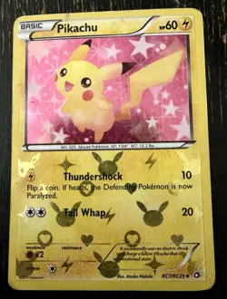 Pikachu Legendary Treasures Radiant Collection Reverse Holo RC7/RC25 - Image 1