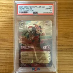 2024 DISNEY LORCANA EN D23 MICKEY MOUSE D23 COLLECTION #01 PSA 10 - Image 1