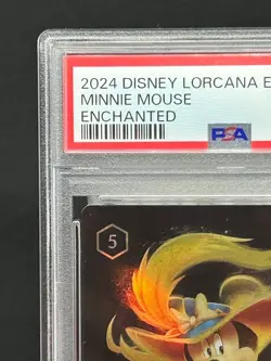 Disney Lorcana Minnie Mouse Enchanted PSA 10 Trading Card English - Image 2