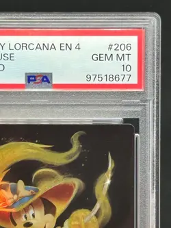Disney Lorcana Minnie Mouse Enchanted PSA 10 Trading Card English - Image 3