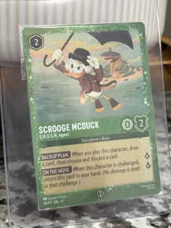 Factory Sealed Disney Lorcana Promo Cards Scrooge McDuck S.H.U.S.H. Agent 36/p3 - Image 2