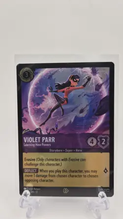 Disney Lorcana Violet Parr Learning New Powers Promo Foil 55/P3 Wild Unknown DLC - Image 1