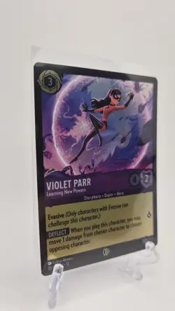 Disney Lorcana Violet Parr Learning New Powers Promo Foil 55/P3 Wild Unknown DLC - Image 2