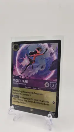 Disney Lorcana Violet Parr Learning New Powers Promo Foil 55/P3 Wild Unknown DLC - Image 3