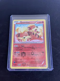 Growlithe RC4/RC25 Legendary Treasures RC Reverse Holo Pokemon Card LP - Image 2