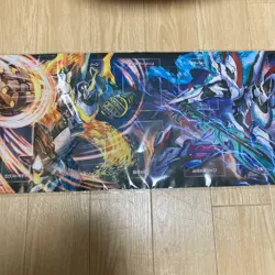 Yugioh Neuron Rush Duel Playmat Tough Striker Ace Breaker Konami Rubber Japan - Image 1