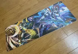 Yugioh Neuron Rush Duel Playmat Tough Striker Ace Breaker Konami Rubber Japan - Image 2