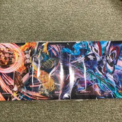 Yugioh Neuron Rush Duel Playmat Tough Striker Ace Breaker Konami Rubber Japan - Image 4