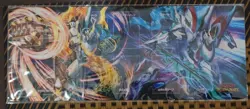 Yugioh Neuron Rush Duel Playmat Tough Striker Ace Breaker Konami Rubber Japan - Image 5