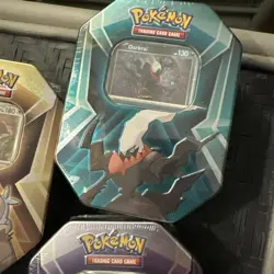 Pokemon Triple Whammy Tin Set of 3 - Tyranitar, Slaking, Darkrai Factory Sealed - Image 5