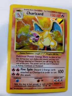 Charizard Base Set Holo Pokemon Card WOTC - Image 1