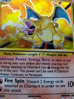 Charizard Base Set Holo Pokemon Card WOTC - Image 5