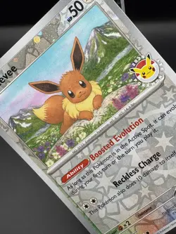 Eevee Pokemon Day Stamped Promo Card 074/131 2025 Exclusive Reverse Holo NM - Image 5