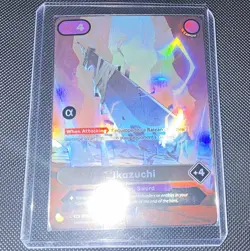 Azuki Trading Card Game Ikazuchi SR Alt Art Weapon Card English - Image 1