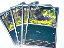 N's Zorua 136/217 x4 Playset 4x Pokemon TCG ME Ascended Heroes ASC - 4 Card Set - Image 1