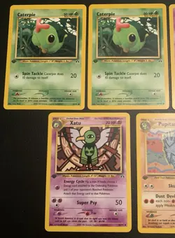 Vintage Pokemon Neo Discovery 1st Edition Lot 7x WOTC Cards - Image 3