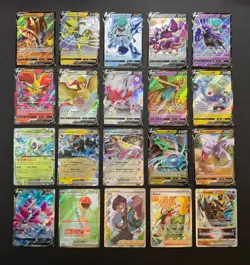 Pokemon Card Lot (20 Card Lot) V VMAX EX Full Art Trainer Ultra Rare Cards - Image 1