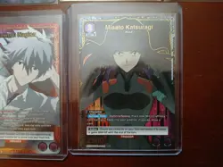 UNION ARENA Evangelion Card Lot (Purple, Yellow, Red) SRs & 1 star Cards - Image 2