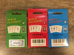 POKEMON playing cards POKER Charizard Blastoise Venusaur Empty box 1996 - Image 3