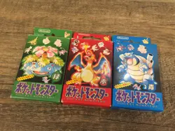POKEMON playing cards POKER Charizard Blastoise Venusaur Empty box 1996 - Image 4