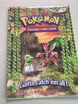 Pokemon Neo Discovery Wallop Theme Deck EMPTY BOX (NO CARDS) w Manual & Counters - Image 4