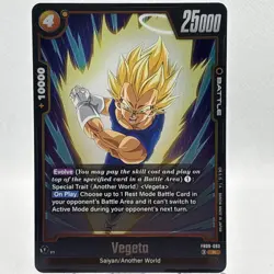 Vegeta (FB09-093) Dragon Ball Super Card Game Battle-Rare -Evolve-Dual Evolution - Image 1