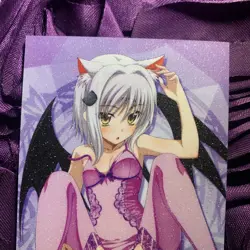 Koneko Tojo HIGH SCHOOL DXD Dress Up Anime Waifu Matte Foil Girl Card Kitty Bat - Image 2