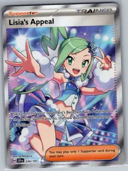Lisia's Appeal 234/191 SV08: Surging Sparks - Pokemon Card - NM - Image 1