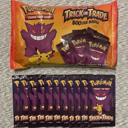 NEW Pokemon TCG BOOster Gengar Trick Or Trade : 10 Mini Packs (30 Cards) - Image 1
