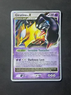 Giratina LV. X TCG Platinum Holo Card 124/127 Pokemon TCG - CLEAN - Image 1
