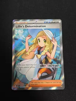 Pokemon TCG Mega Evolution Lillie’s Determination Full Art Trainer Card 169/132 - Image 1