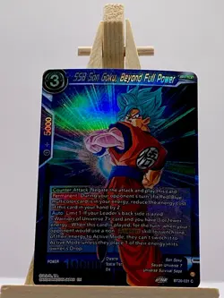 Dragon Ball Super CCG SSB Son Goku, Beyond Full Power BT20-031 C Foil Card - Image 1