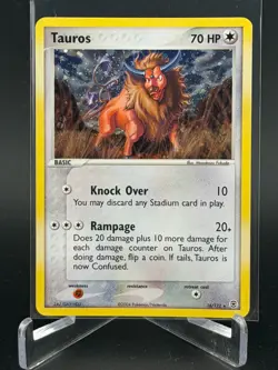 Pokemon Card - Tauros FireRed & LeafGreen 16/112 Holo Rare NP MINT! - Image 2