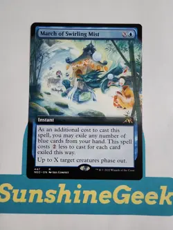 March of Swirling Mist (Extended Art) Kamigawa: Neon Dynasty Regular - Image 1