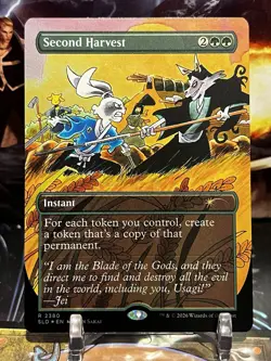 MTG | Second Harvest (2380) [Secret Lair TMNT] ✨FOIL✨ - Image 1