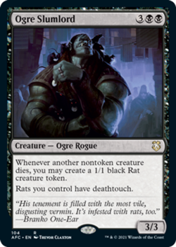 Ogre Slumlord x4 - Commander: Adventures in the Forgotten Realms - NM-Mint, Engl - Image 1
