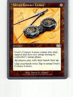 Urza's Contact Lenses 82 Uncommon Unglued Magic: The Gathering Lightly Played - Image 1