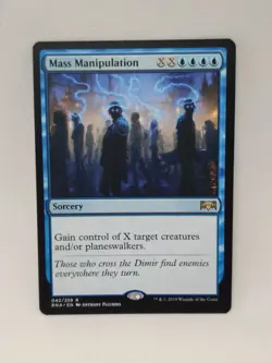 Mass Manipulation Ravnica Allegiance Regular MTG - Image 1