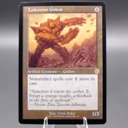 Lodestone Golem Normal 29 BRR The Brothers' War: Retro Frame Artifacts NM MTG - Image 1