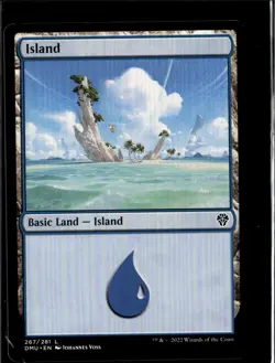 MTG Island 267/281 Dominaria United Land Lot 3 LP - Image 1