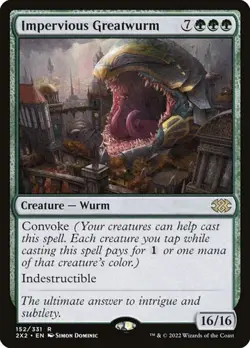 Impervious Greatwurm 2X2 NM MTG - Image 1