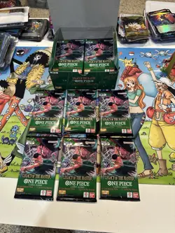 6X Legacy of The Master Booster Pack One Piece Card Game OP-12 English OP12 B - Image 1