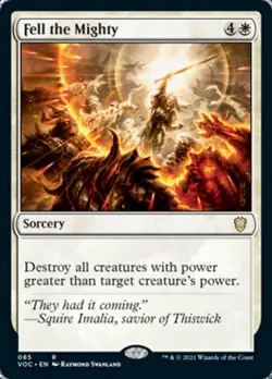 Fell the Mighty [Innistrad: Crimson Vow Commander] Magic MTG - Image 1