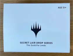 *BRAND NEW* Sealed MTG Godzilla Secret Lair Lands - Image 1